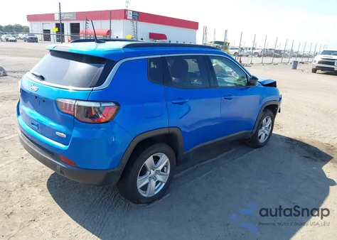 2022 Jeep Compass Latitude 4X4 from USA, damaged, VIN 3C4NJDBB8NT105484